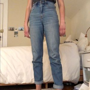 High waisted mom jeans